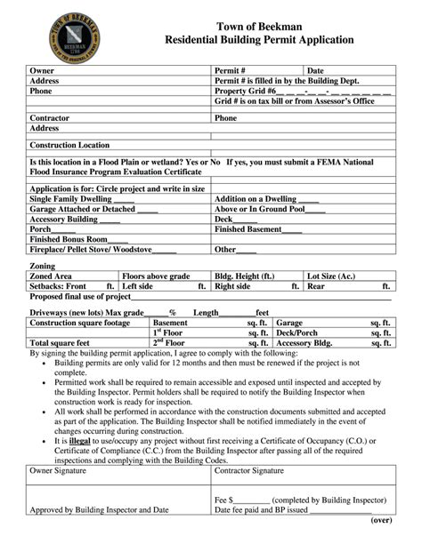 town of parker building permits.